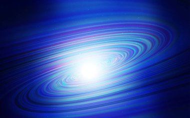 Koyu mavi vektör arka plan gökada yıldız ile.