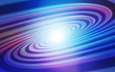 Açık Pembe, Gece gökyüzü yıldızları ile Mavi vektör deseni.