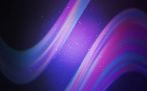 スペース星と暗い紫ベクトル テンプレート. — ストックベクタ