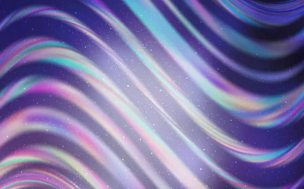 Fond vectoriel violet clair avec étoiles de galaxie . — Image vectorielle