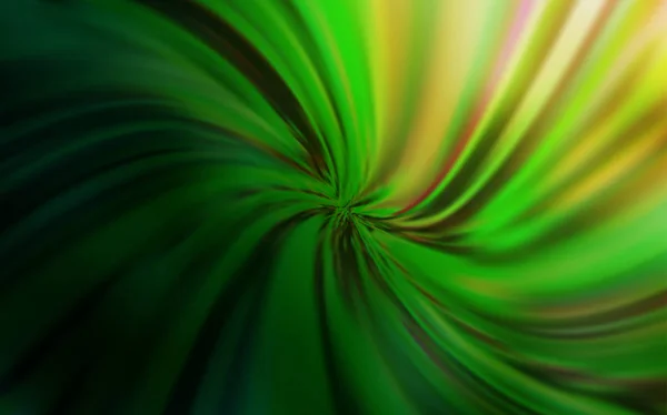 Verde Escuro Vetor Vermelho Layout Embaçado Abstrato Ilustração Abstrata Colorida — Vetor de Stock