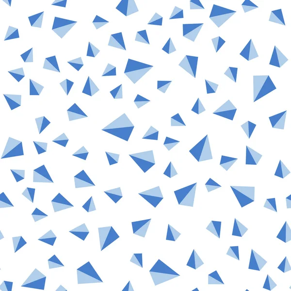 Ljusblå Vektor Sömlös Isometrisk Layout Med Linjer Trianglar Modern Abstrakt — Stock vektor