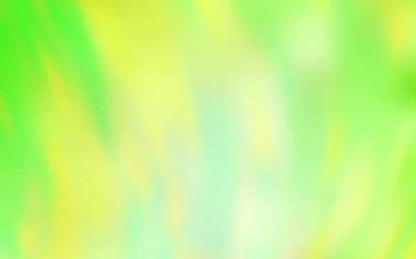 Verde Claro Vetor Amarelo Fundo Abstrato Colorido Uma Elegante Ilustração — Vetor de Stock