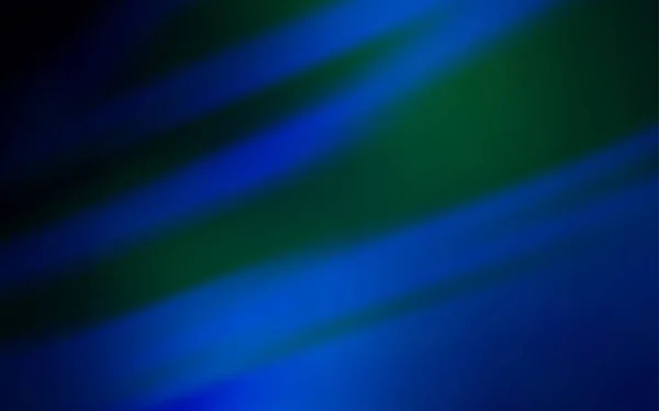 Dark BLUE vector difuminado brillo fondo abstracto. — Vector de stock