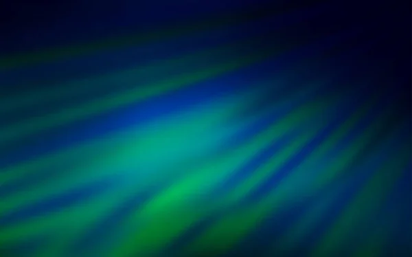 Blu Scuro Vettore Verde Moderno Layout Elegante Elegante Illustrazione Luminosa — Vettoriale Stock