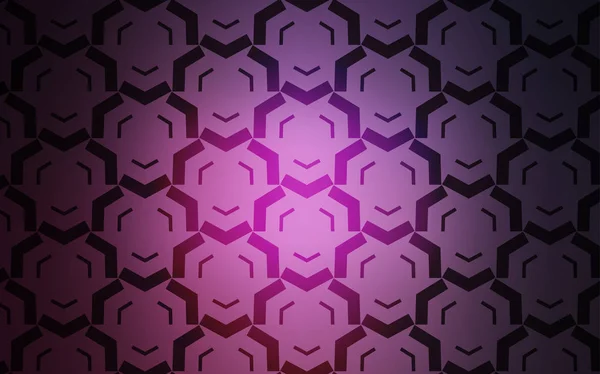 Diseño vectorial rosa oscuro con líneas iris. — Vector de stock
