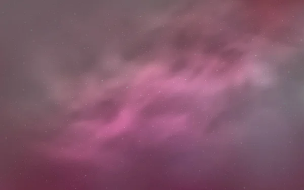 Textura vectorial rosa claro con estrellas de Vía Láctea . — Vector de stock