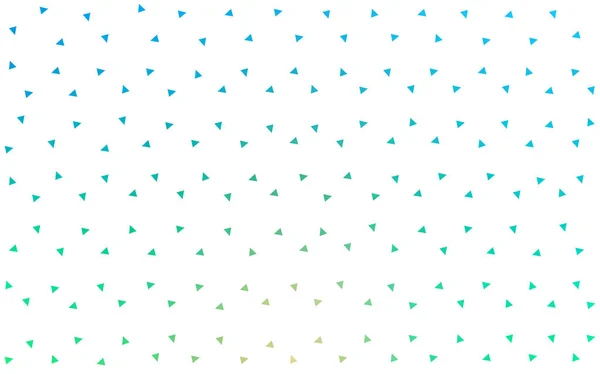 Azul claro, vetor verde padrão poligonal abstrato . — Vetor de Stock