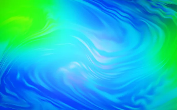 Bleu clair, mise en page abstraite vectorielle verte. — Image vectorielle