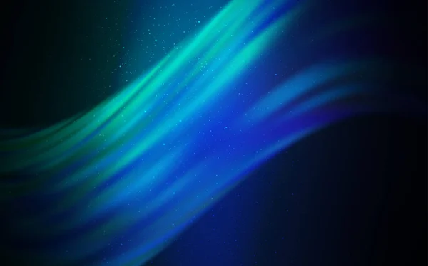 Azul claro, textura vectorial verde con estrellas de la Vía Láctea . — Vector de stock