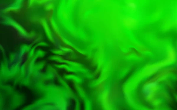 Luz Verde Vector Difuminado Brillo Plantilla Abstracta Ilustración Abstracta Colorida — Vector de stock