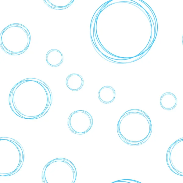 Light BLUE vector seamless backdrop with dotts . — стоковый вектор