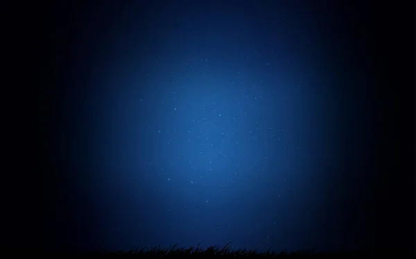 Textura vectorial azul oscuro con estrellas de la vía láctea . — Vector de stock