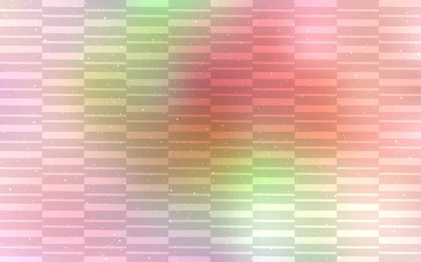 Světle růžová, žlutá vektorová textura s barevnými čarami. — Stockový vektor