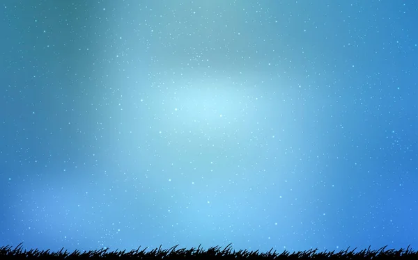 Sfondo Vettoriale Azzurro Chiaro Con Stelle Astronomiche Illustrazione Astratta Moderna — Vettoriale Stock