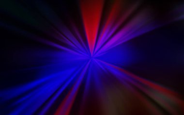 Koyu Mavi, Kırmızı vektör parlak desen bulanık. Degrade ile halftone tarzıyaratıcı illüstrasyon. Marka kitabınız için yeni stil tasarımı.