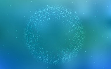 Gece gökyüzü desenle ışık mavi vektör yıldız.