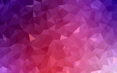 Açık Pembe, Kırmızı vektör düşük poli doku.