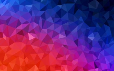 Açık mavi, kırmızı vektör degrade üçgenler doku.