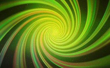 Açık yeşil, sarı vektör doku Samanyolu yıldız ile. Gökyüzü yıldızlarla illüstrasyon soyut şablonunda parlayan. Desen astronomi Web siteleri için.