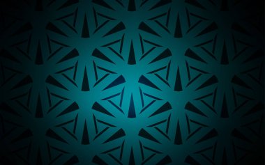 Çokgen biçimli koyu Mavili vektör arkaplanı.