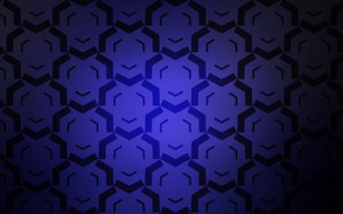 Kavisli çizgilerle koyu mavi vektör düzeni.