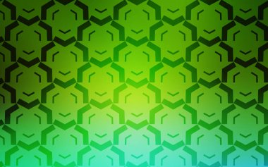 Bükülmüş çizgilerle Açık Yeşil vektör arka planı. Basit tarzda tamamen yeni renkli bir illüstrasyon. İş tasarımınız için soyut stil.