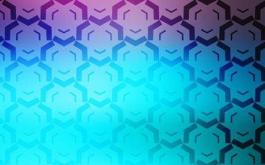 Açık Pembe, mavi çizgili vektör deseni.