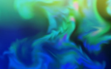 Açık Mavi, Yeşil vektör bulanık ve renkli desen.
