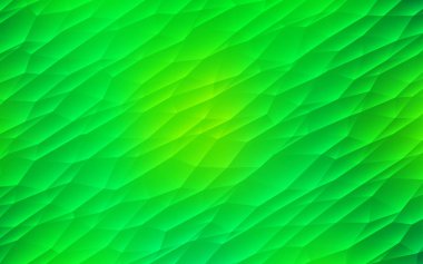 Üçgenler ile Açık Yeşil vektör arka plan. Renkli degrade ile soyut arka plan üçgenler. Şablon arka plan olarak kullanılabilir.