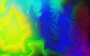 Işık Çokrenkli vektörü bulanık şablon.