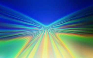 Açık mavi, vektör desen bükülmüş çizgili yeşil.