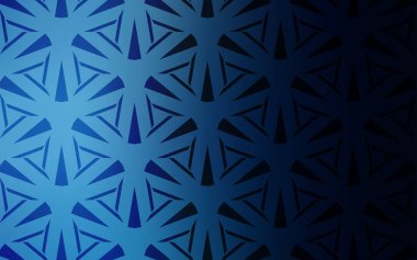 Çokgen biçimli koyu Mavili vektör arkaplanı.