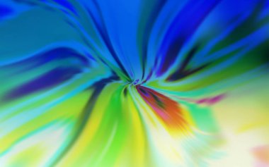 Açık Mavi, eğri çizgileri olan yeşil vektör arkaplanı.