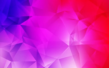 Açık Pembe, Mavi vektör gradyan üçgenler doku.