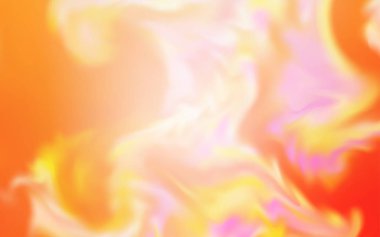 Açık Turuncu vektör parlak şablonu bulanıklaştırdı.