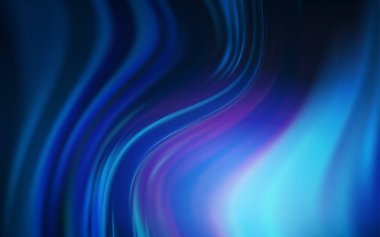 Koyu Mavili vektör soyut parlak şablonu bulanıklaştırdı.