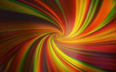 Koyu Turuncu vektör parlaklığı soyut arkaplanı bulanıklaştırdı.