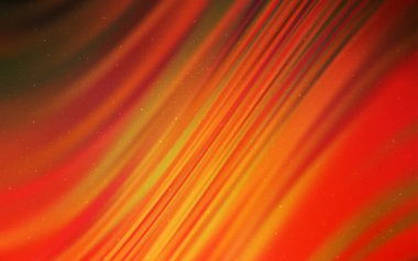 Kozmik yıldızlarla Açık Turuncu vektör düzeni.