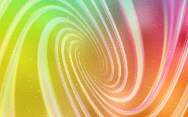 Açık Yeşil, kozmik yıldızlarla kırmızı vektör düzeni. Big Dipper yıldız ile modern soyut illüstrasyon. Fütüristik reklam, kitapçıklar için desen.