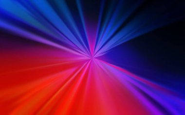 Açık Mavi, Kırmızı vektör bulanık parlak desen. Degrade ile soyut tarzda renkli illüstrasyon. İşletmeniz için yeni tasarım.