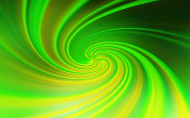 Bükülmüş çizgilerle Açık Yeşil vektör dokusu. Degrade ile soyut tarzda geometrik illüstrasyon. Bir marka kitap için zarif desen.