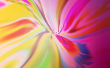 Bükülmüş çizgileri olan Açık Pembe vektör şablonu.