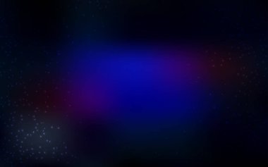 Dark blue, galaksi yıldızları ile kırmızı vektör arka plan.