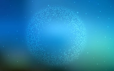 Koyu mavi vektör arka plan astronomi yıldız ile.