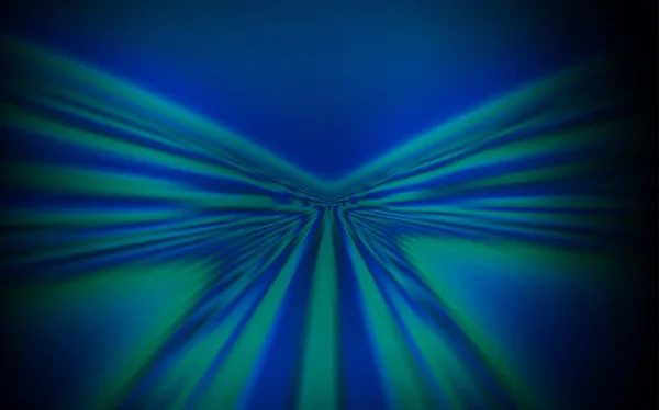 Dark BLUE Vektorschablone mit gebogenen Linien. — Stockvektor