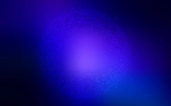 スペース星と暗い青いベクトル テンプレート. — ストックベクタ