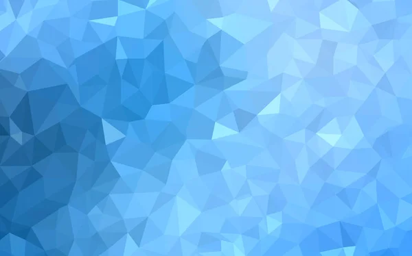 Hellblauer Vektor-Polygon abstrakter Hintergrund. — Stockvektor