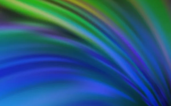 Bleu clair, Vecteur vert texture floue et lumineuse. — Image vectorielle