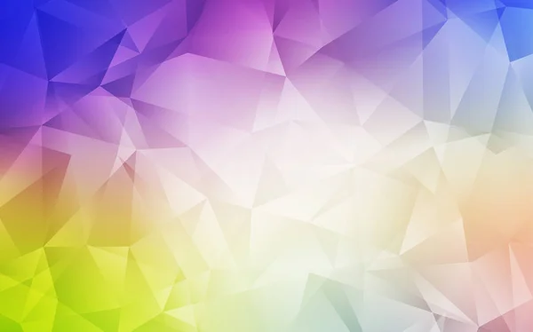 Luz Multicolor vetor polígono layout abstrato . — Vetor de Stock